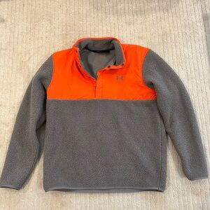 Under Armour Orange and Gray Sweater